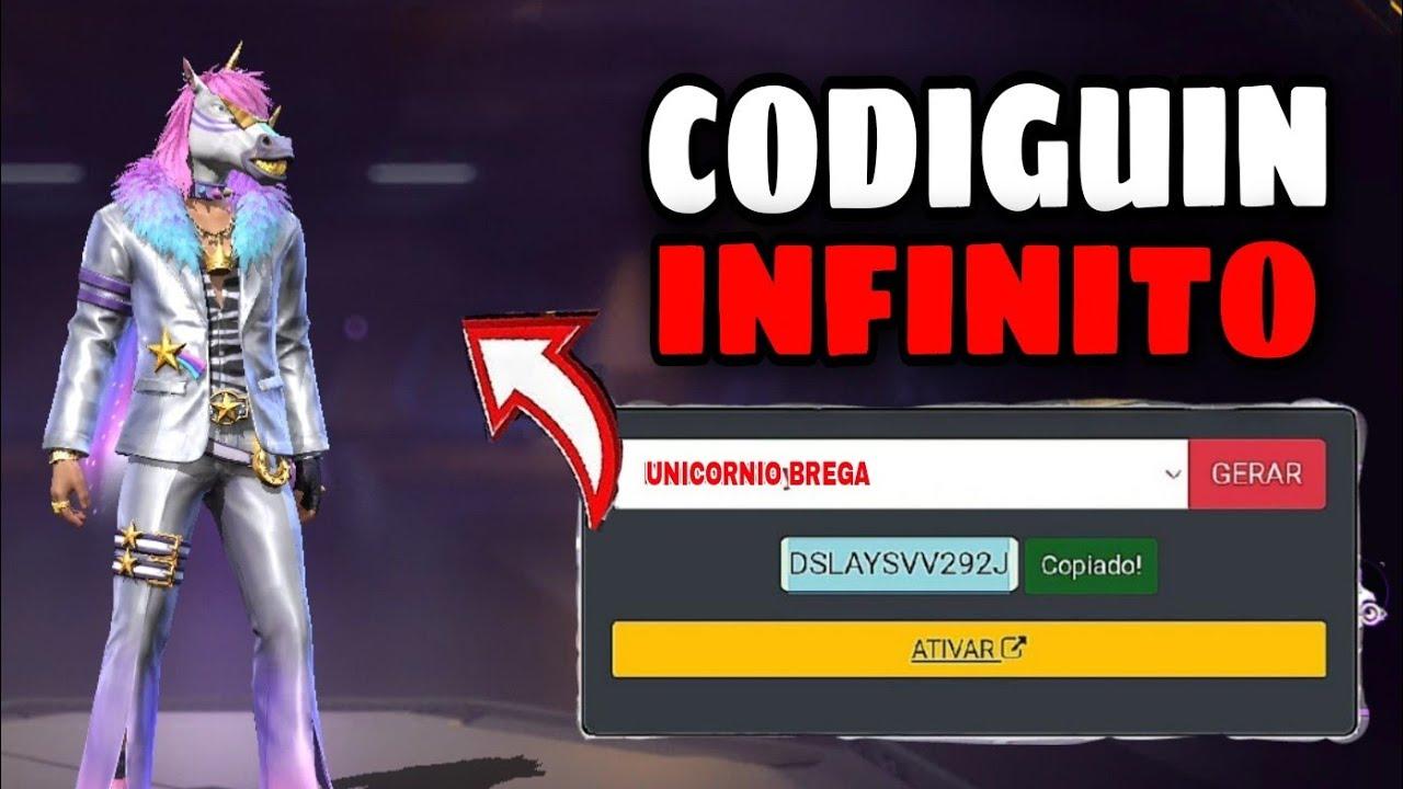 CODIGUIN FF: código Free Fire com Unicórnio; Resgate no Rewards