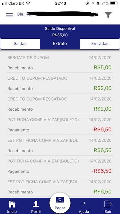 conta zap acompanhamento