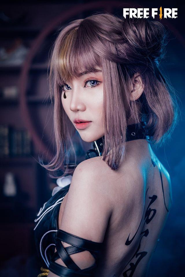 cosplay amor tatuado free fire 1