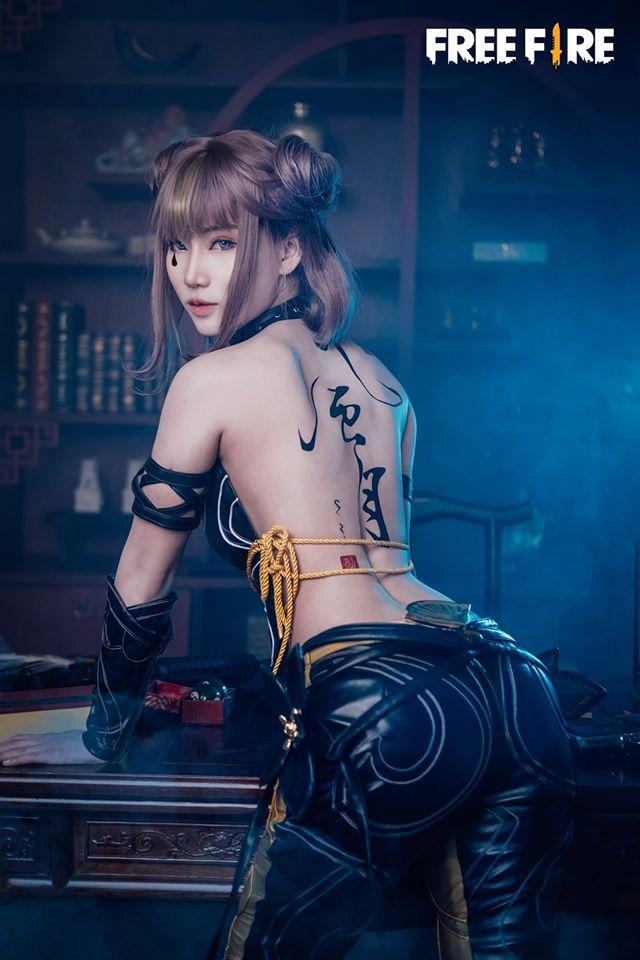cosplay amor tatuado free fire 7