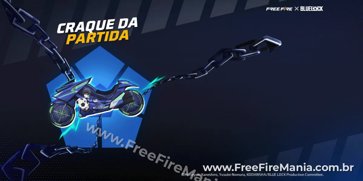 Banner oficial do evento Craque da Partida no Free Fire