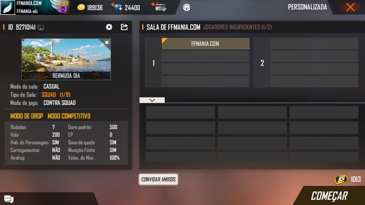 Como jogar X1 no Free Fire: dicas e configurações da partida