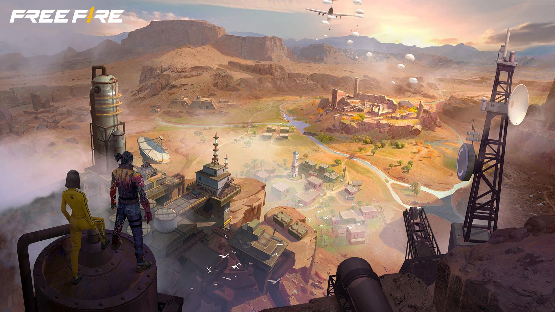 Kalahari map on Free Fire