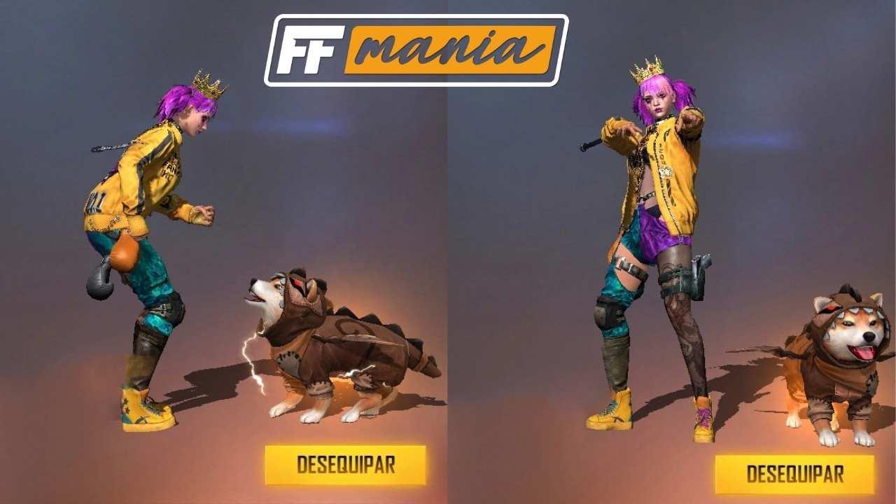 Emote Cachorro Dançando Funk