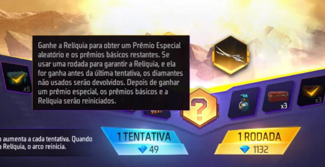 Evento Arco do Destino Free Fire