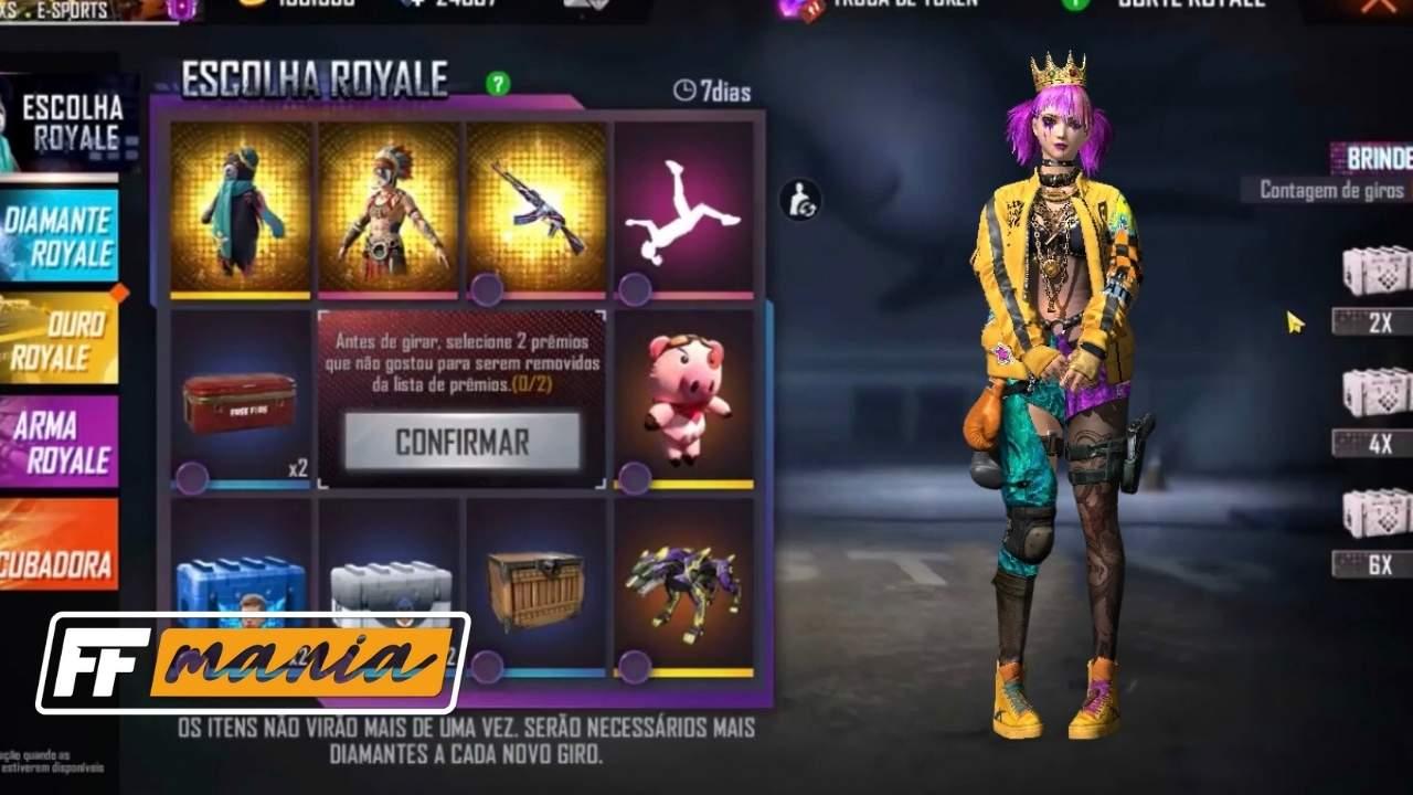 Escolha Royale Free Fire