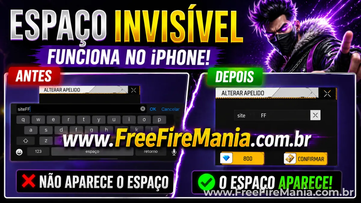 Espaço Invisível para iPhone