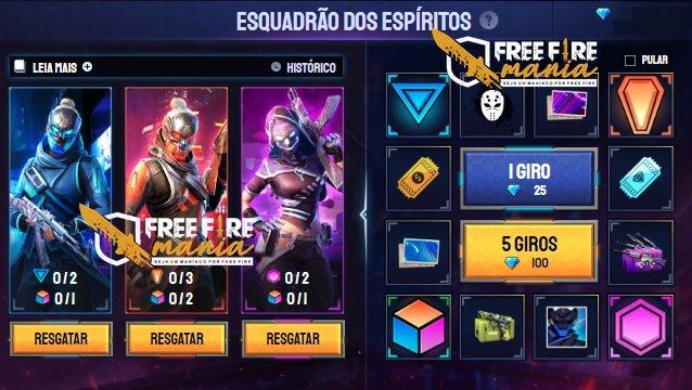 Esquadrão dos Espíritos Free Fire