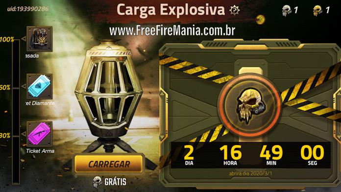 evento carga explosiva