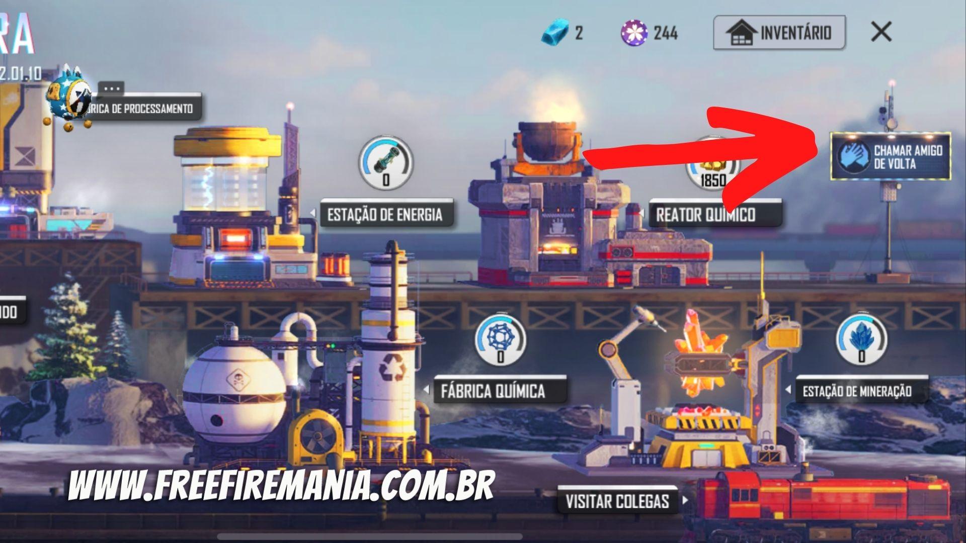 Chama de volta no Free Fire: passo a passo da ferramenta - Blog