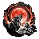Adesivo da Lua Escarlate