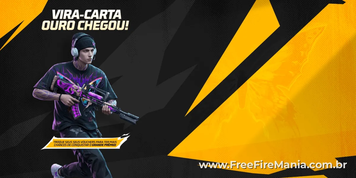 Banner oficial do evento Missions no Free Fire