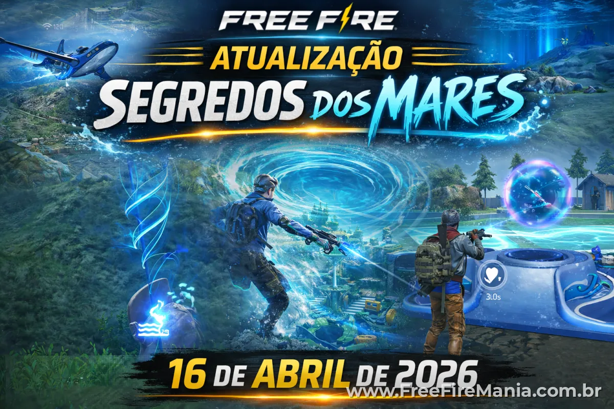 Nova arma de &aacute;gua do Free Fire com disparo cont&iacute;nuo e precis&atilde;o crescente