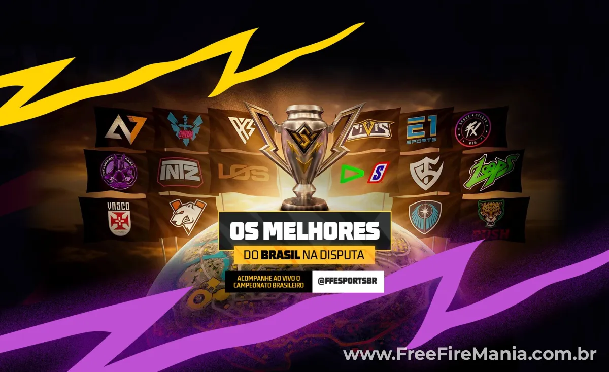 Finais do FFWS BR S1 2026 — campeonato de Free Fire Brasil com vagas para o EWC