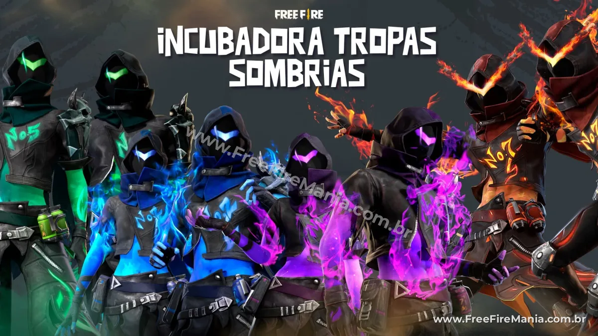Arte da &uacute;ltima Incubadora do Free Fire com o texto The Final Incubator