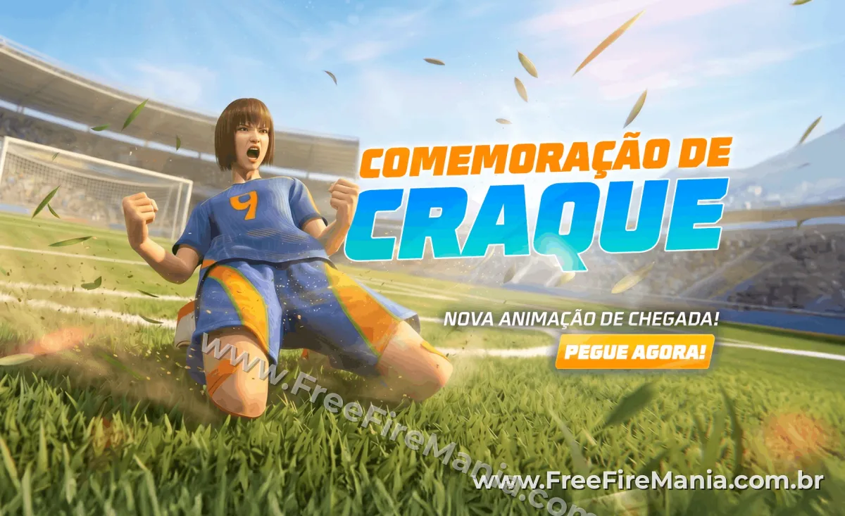 Anima&ccedil;&atilde;o Comemora&ccedil;&atilde;o de Craque Bazar do Drop Free Fire