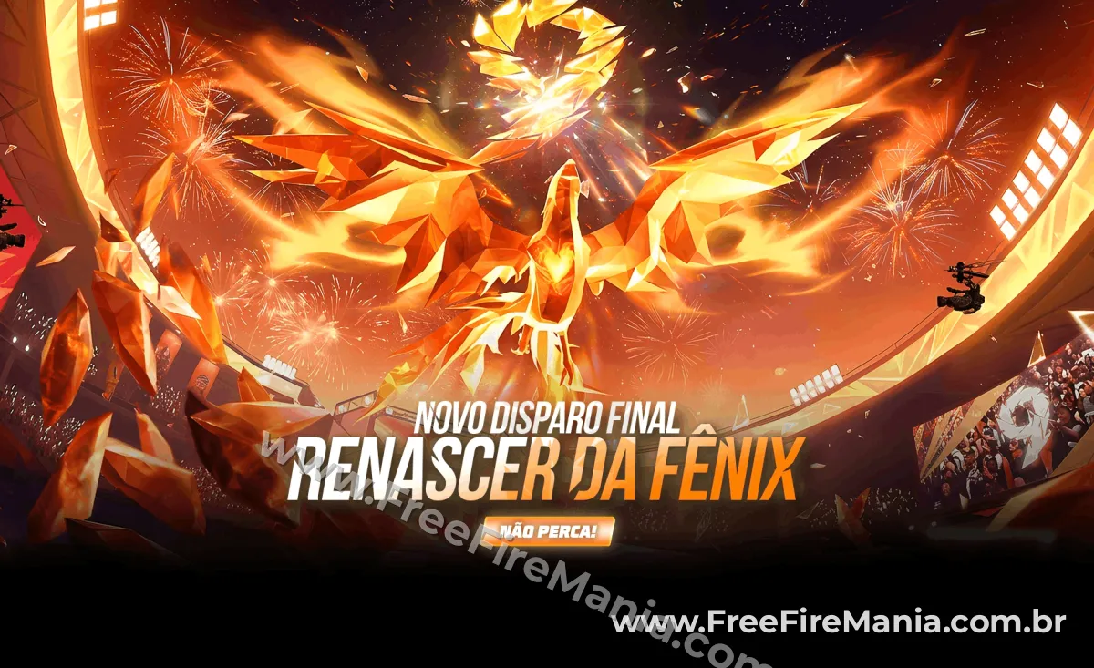 Disparo Final - Renascer da F&ecirc;nix Bazar do Drop Free Fire