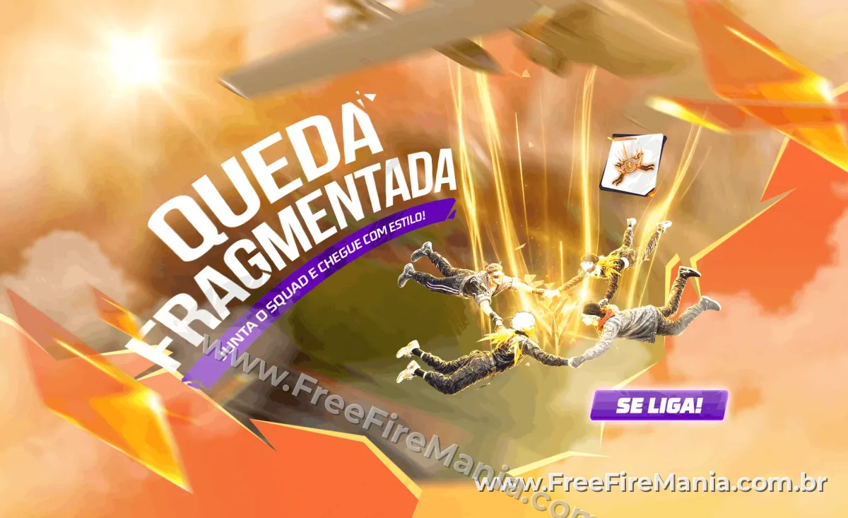 Queda Fragmentada Bazar do Drop Free Fire