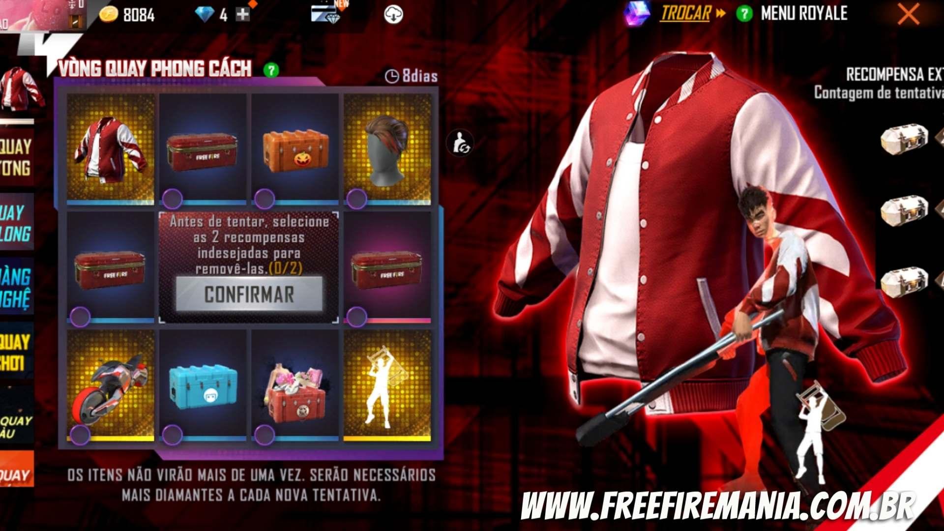 Jaqueta Santander do Free Fire começa a chegar na gringa por 9