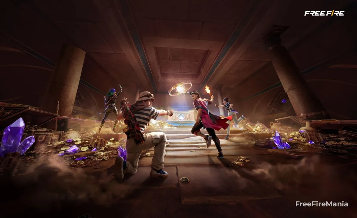 Free Fire Bermuda desert update with Sunken Chamber location