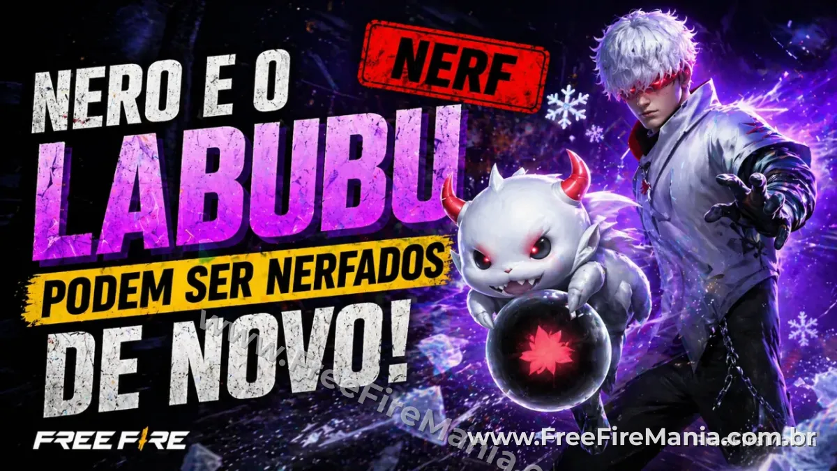 Balanceamento de personagens do Free Fire na OB54 &mdash; Nero recebe nerf e Chrono recebe buff