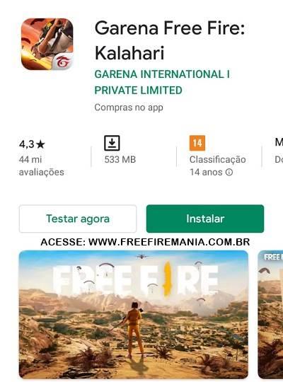 free fire online sem baixar apk testar