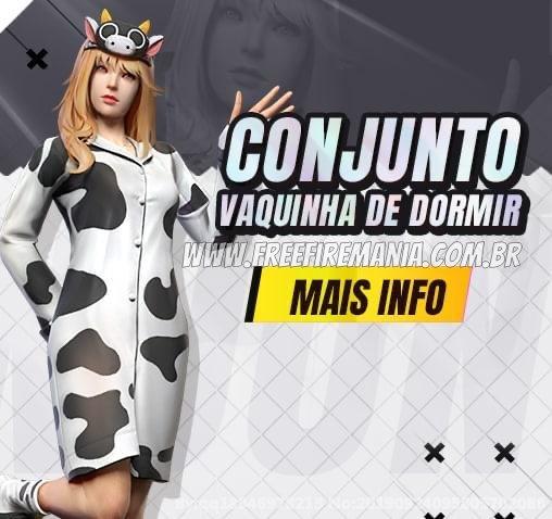 Novo Ouro Royale Vaquinha de Dormir chega ao Free Fire em maio 2022