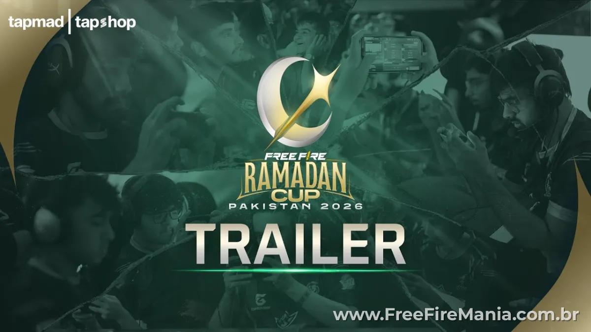 Online esports competition featuring professional Free Fire teams