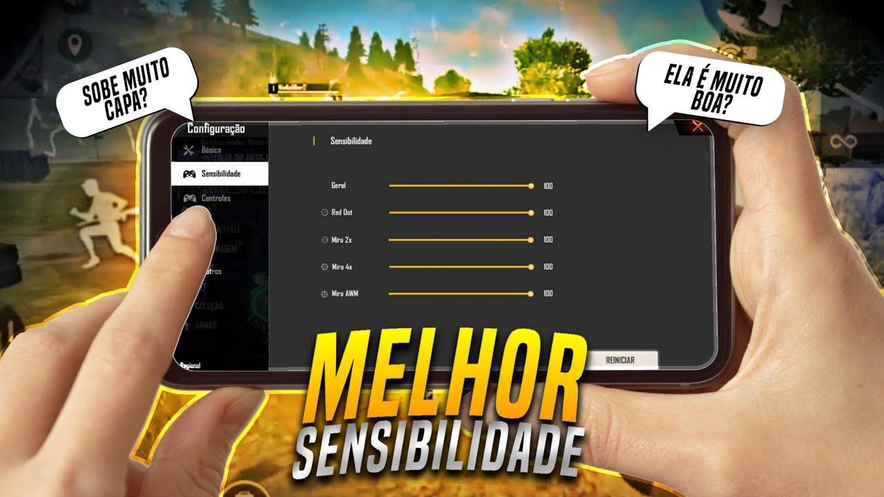 Sensibilidade Free Fire (Vão Te Chamar De Hack!!) 100%Hs‼ - DFG