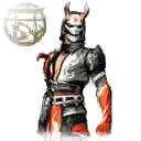 Conjunto Guerreiro Escarlate