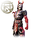 Conjunto Samurai Sangrento