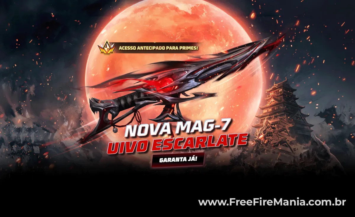MAG-7 - Uivo Escarlate no Vira-Carta Free Fire