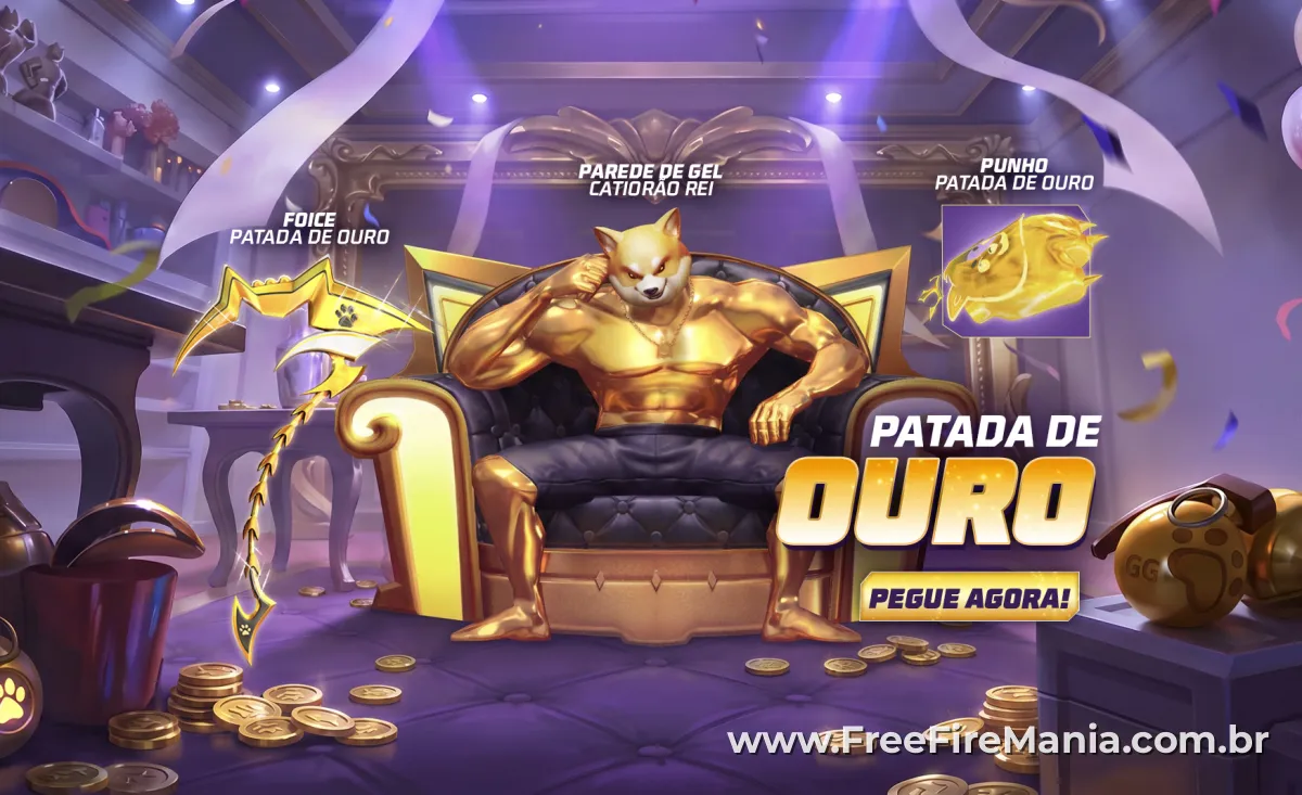 Punho - Patada de Ouro na Virada Suprema Free Fire