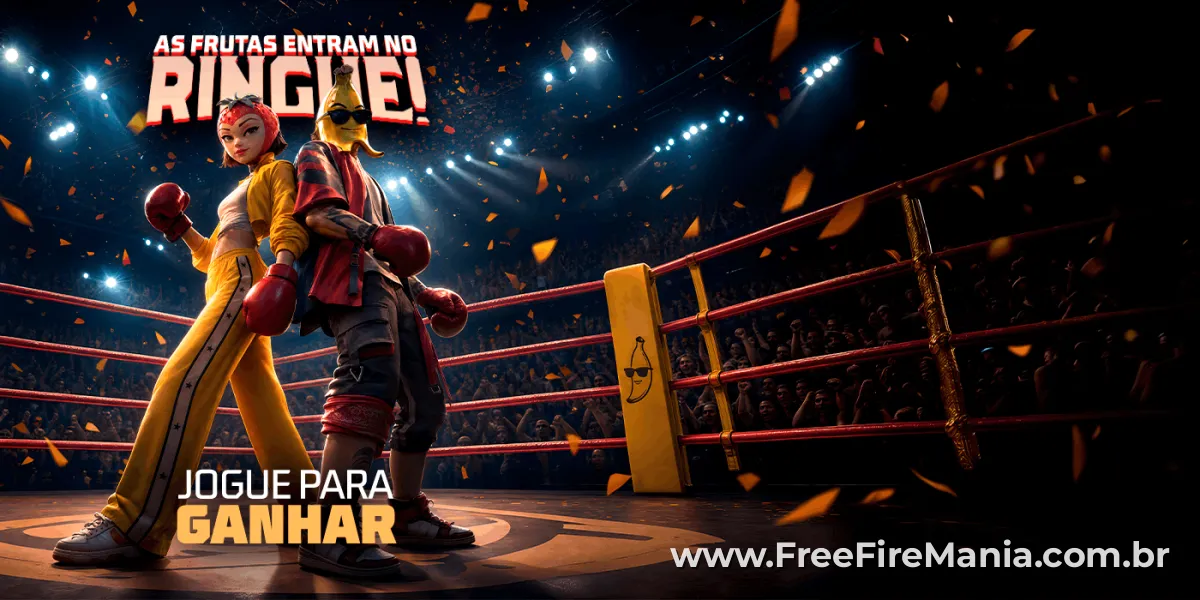 Banner oficial do evento As frutas entram no ringue! no Free Fire