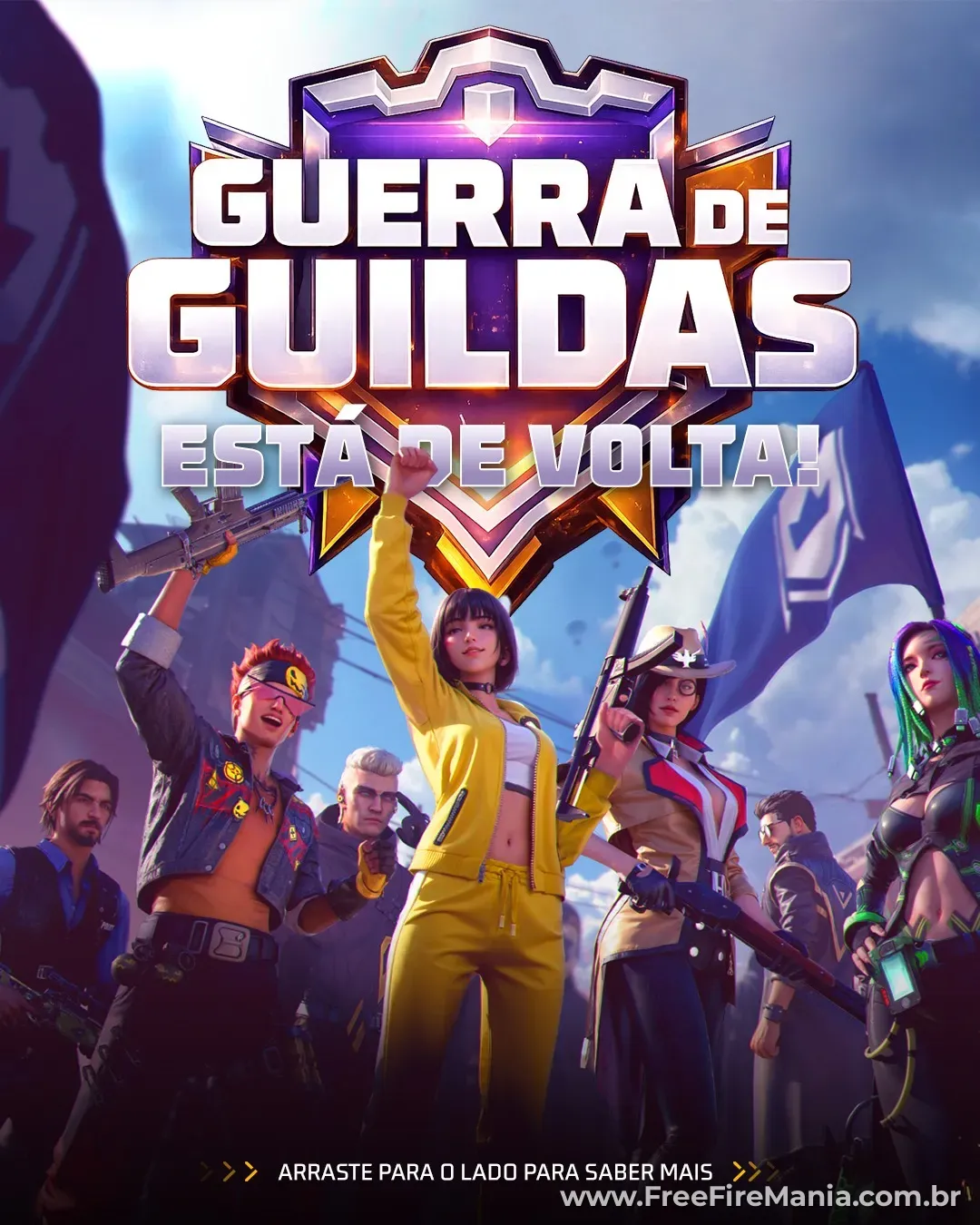 Guerra de Guildas do Free Fire retorna com evento competitivo