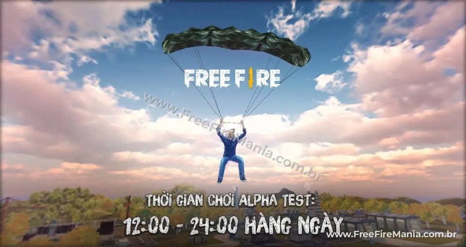 Horário dos servidores Alpha Test do Free Fire em setembro de 2017