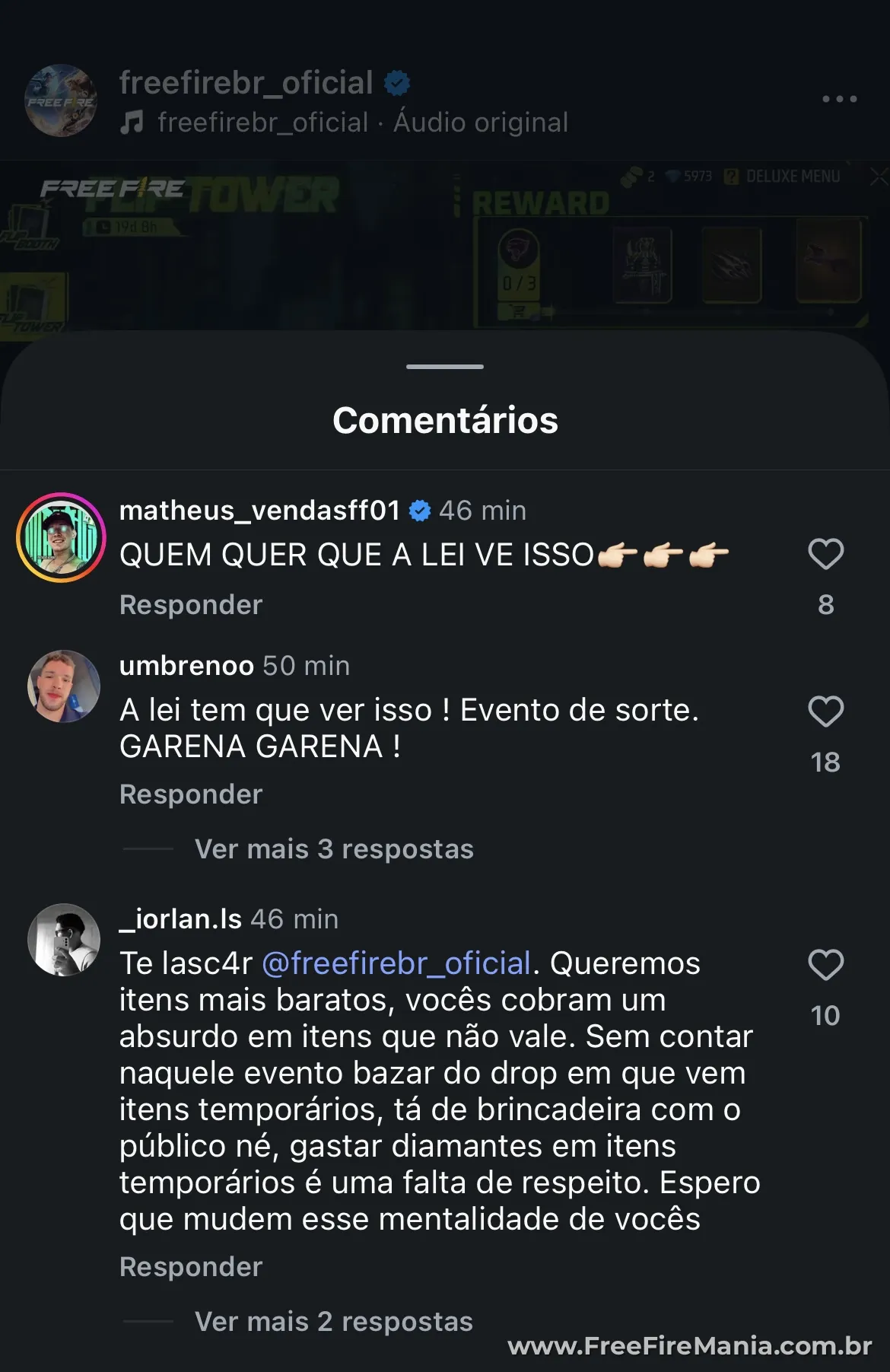 Jogadores reclamam do novo evento Virada Suprema