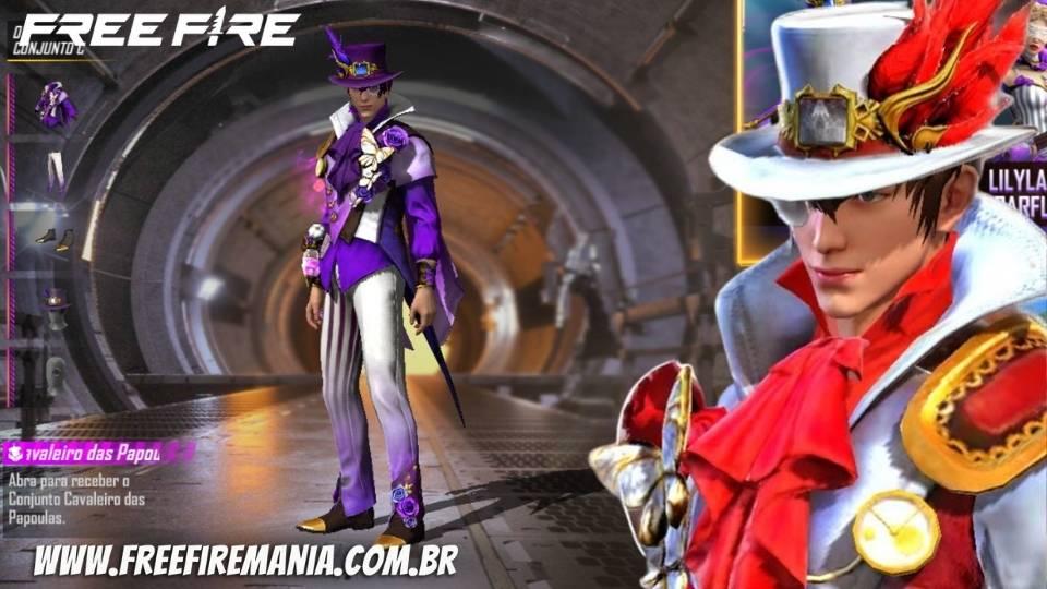 Knight of Poppies ambientado en Free Fire Incubator julio de 2022
