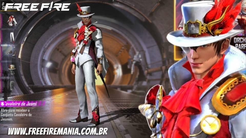 Jasmine Knight ambientado en Free Fire Incubator julio de 2022