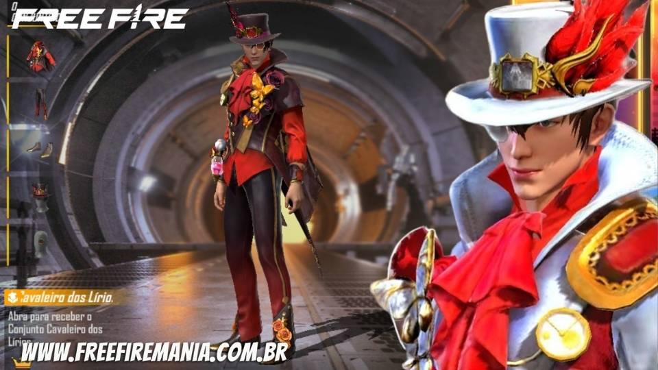 Knight of Lilies ambientado en Free Fire Incubator julio de 2022