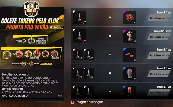 itens de alok verão 