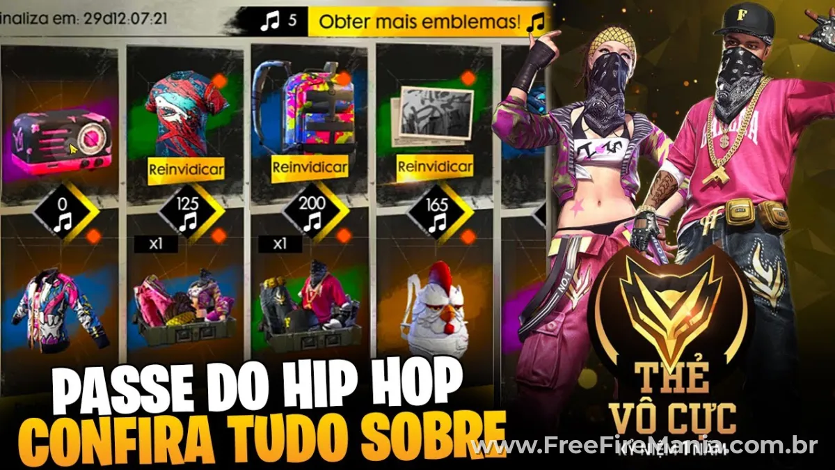 Itens do Passe Hip Hop