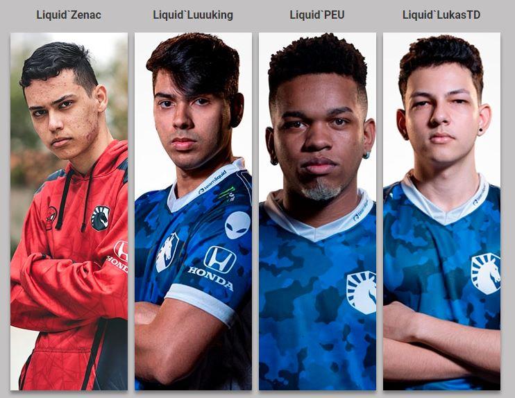 Jogadores Team Liquid LBFF