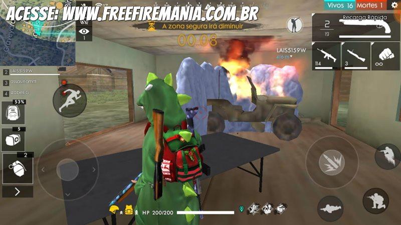 Lança Chamas Free Fire