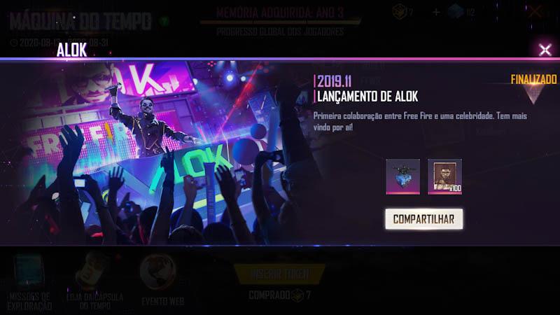 Personagem Alok Free Fire