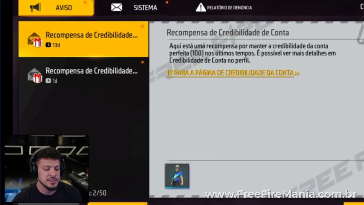 Cerol em live Free Fire reação comunidade