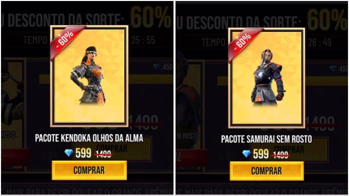 loja misteriosa 8.0 ff skins principais março