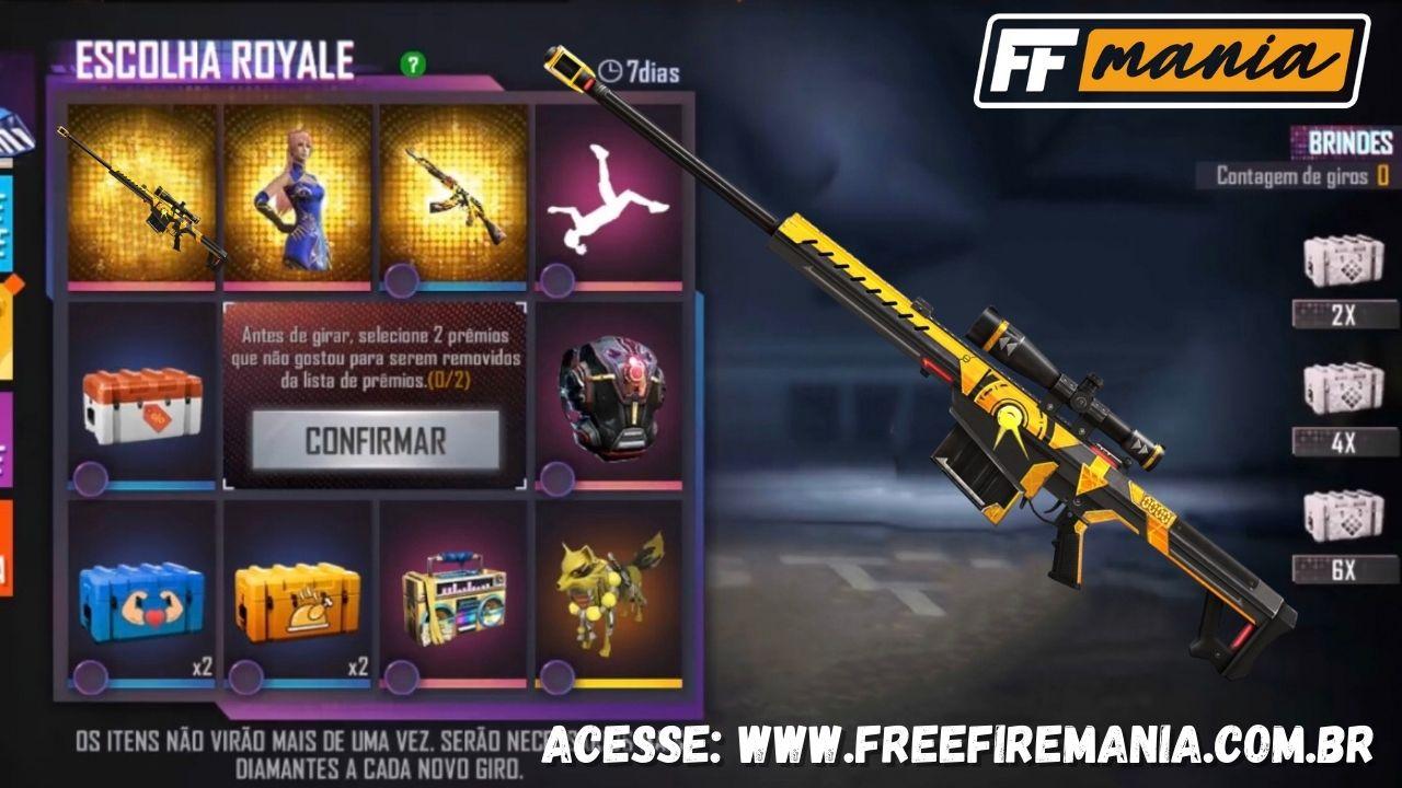 Skin M82B Viajantes do Tempo Free Fire