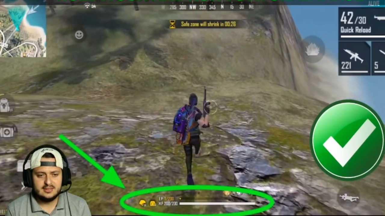 Descendo do morro sem tomar dano no Free Fire