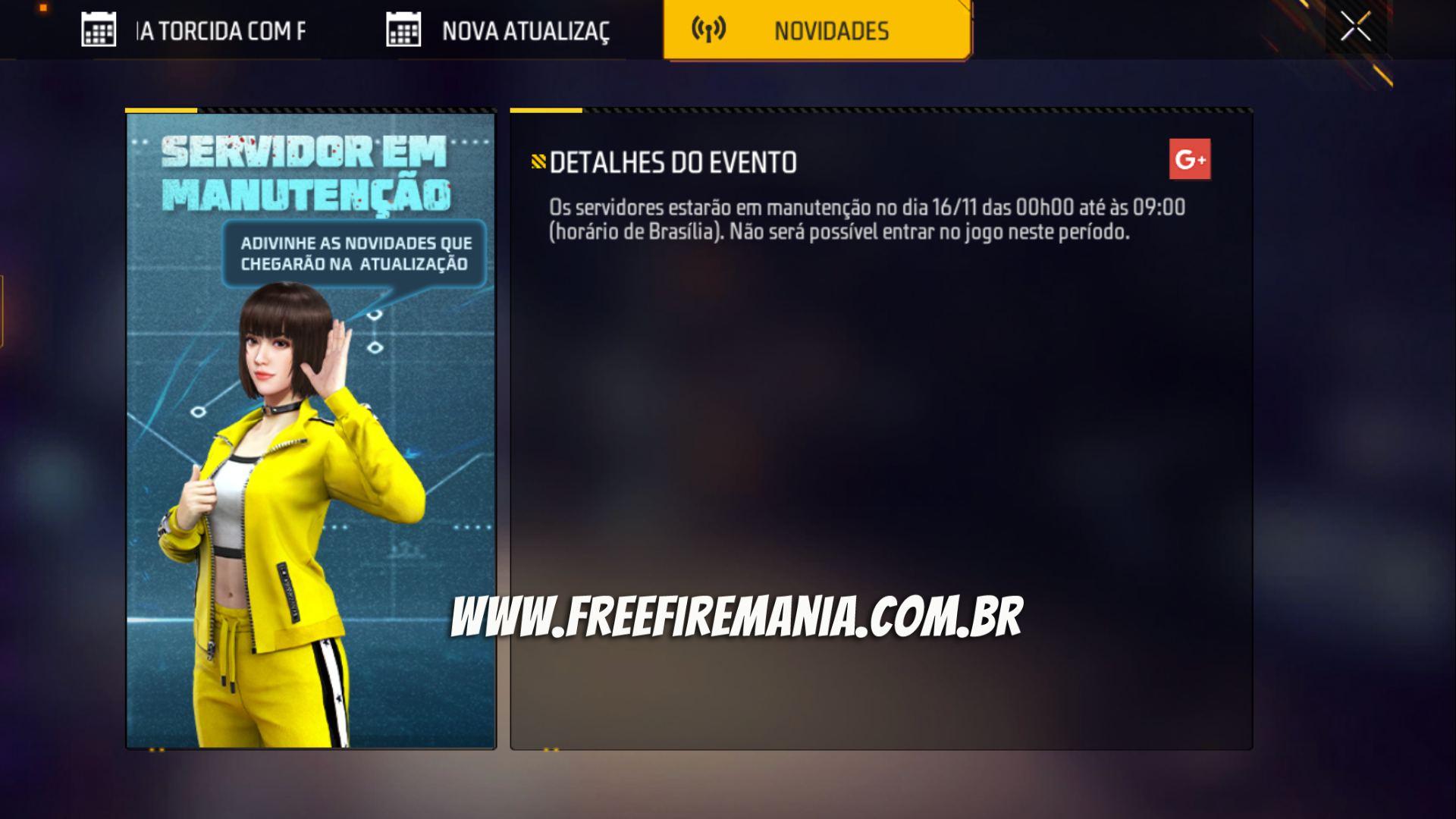 Free Fire: Servidor Avançado de novembro está aberto; veja como